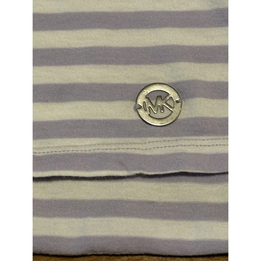 Michael Kors‎ Shirt Womens Small Striped Cold Shoulder Michael By Michael Kors